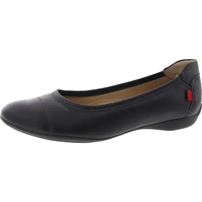 Marc Joseph Womens Solid Leather Flat Shoes In Multi