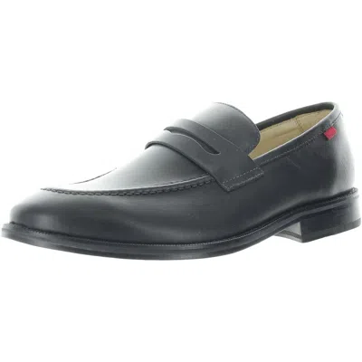 Marc Joseph Womens Suede Loafers In Black