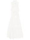 Marc Le Bihan Asymmertic Shirt Dress In White