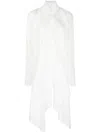 Marc Le Bihan Asymmetric Poplin Shirt In White