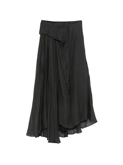 Marc Le Bihan Asymmetric Skirt In Black