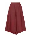 Marc Le Bihan Cascading Design Skirt In Red