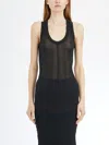 Marc Le Bihan Cotton Tank Top In Black