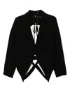 Marc Le Bihan Cut-out Detail Jacket In Black