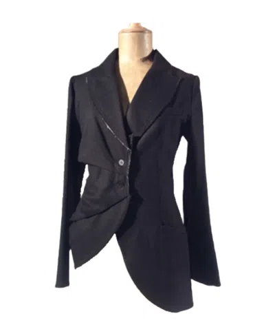 Marc Le Bihan Long Sleeved Suit Jacket In Black
