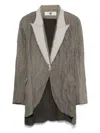 Marc Le Bihan Single-breasted Blazer In Brown