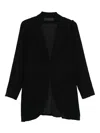 Marc Le Bihan Single-breasted Fitted Jacket In Black