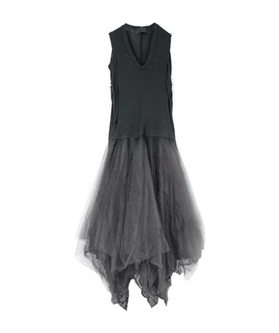 Marc Le Bihan Spliced Dress In Black