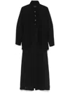 Marc Le Bihan Textured Coat In Black