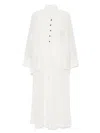Marc Le Bihan Textured Coat In White