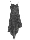 Marc Le Bihan Textured Midi Dress In Grey