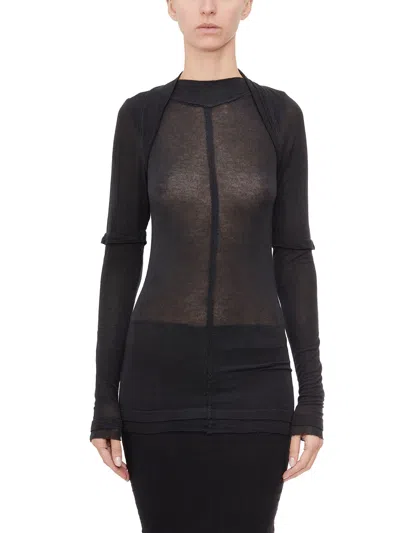 Marc Le Bihan Top Manica Lunga In Black