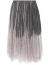 Marc Le Bihan Tulle Maxi Skirt In Grau