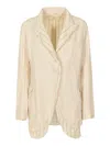 MARC LE BIHAN TWO-BUTTON FRINGED JACKET