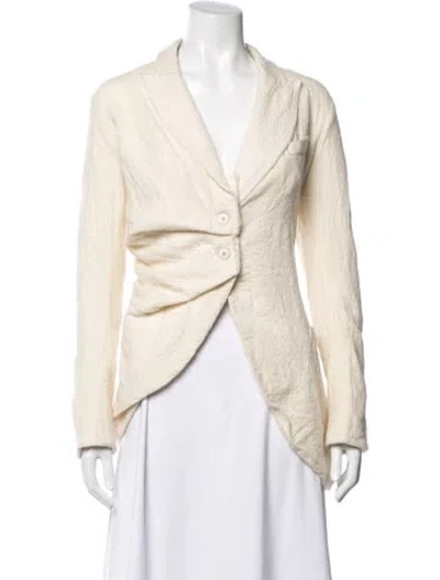 Pre-owned Marc Le Bihan Wool Blazer In Neutrals