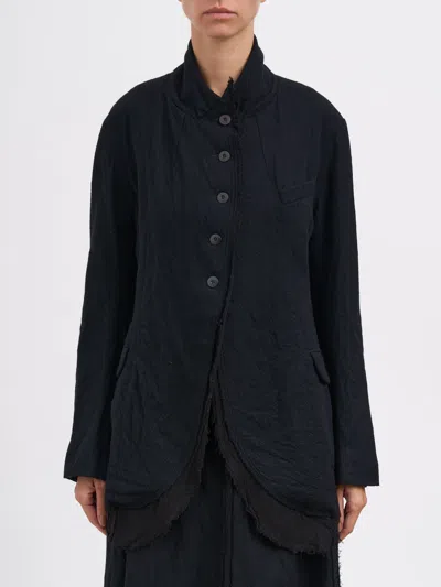 Marc Le Bihan Wool Jacket In Black