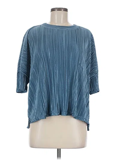 Pre-owned Marc New York 3/4 Sleeve Blouse In Blue
