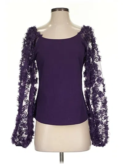 Pre-owned Marc New York Andrew Marc 3/4 Sleeve T-shirt In Purple