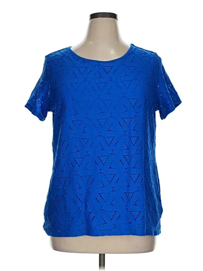 Pre-owned Marc New York Andrew Marc Active T-shirt In Blue