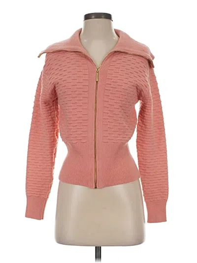 Pre-owned Marc New York Andrew Marc Cardigan Sweater In Pink