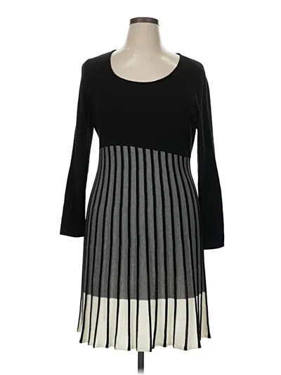 Pre-owned Marc New York Andrew Marc Casual Dress In Black