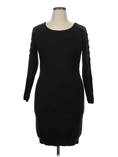 Pre-owned Marc New York Andrew Marc Casual Dress In Black