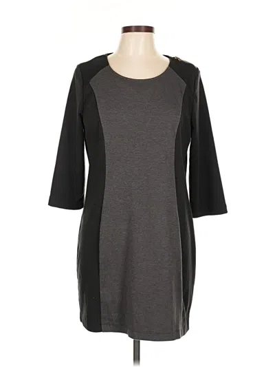 Pre-owned Marc New York Andrew Marc Casual Dress In Gray