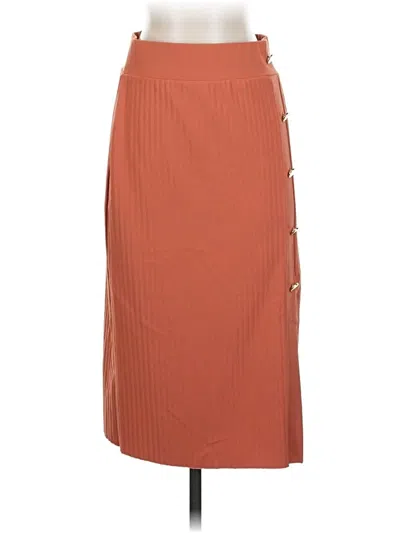 Pre-owned Marc New York Andrew Marc Casual Skirt In Orange