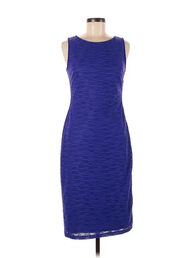 Pre-owned Marc New York Andrew Marc Cocktail Dress In Blue
