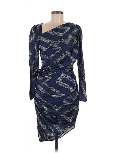 Pre-owned Marc New York Andrew Marc Cocktail Dress In Blue