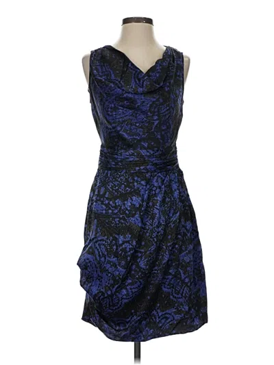 Pre-owned Marc New York Andrew Marc Cocktail Dress In Blue