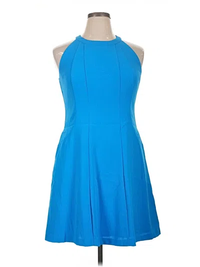 Pre-owned Marc New York Andrew Marc Cocktail Dress In Blue