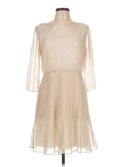 Pre-owned Marc New York Andrew Marc Cocktail Dress In Ivory