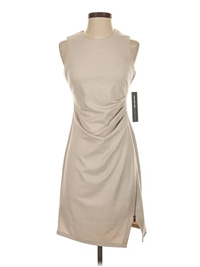 Pre-owned Marc New York Andrew Marc Cocktail Dress In Tan
