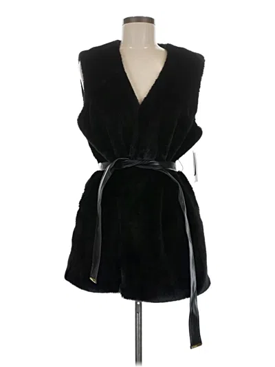 Marc New York Andrew Marc Faux Fur Vest In Black