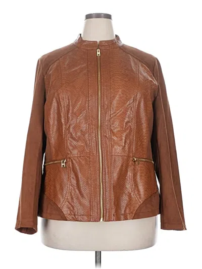 Pre-owned Marc New York Andrew Marc Jacket In Brown