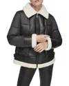 Marc New York Faux Shearling Trimmed Jacket