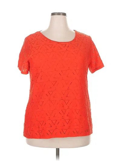 Pre-owned Marc New York Andrew Marc Short Sleeve T-shirt In Orange