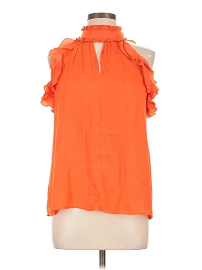 Pre-owned Marc New York Andrew Marc Sleeveless Blouse In Orange