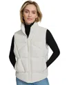 Marc New York Andrew Marc Puffer Vest In Cream