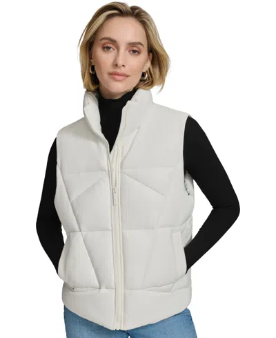 MARC NEW YORK ANDREW MARC SPORT WOMEN'S FAUX-LEATHER PUFFER VEST