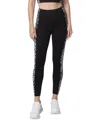 Marc New York Andrew Marc Sport Women's Printed 7/8 Leggings In Black,gray Leopard