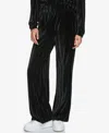 Marc New York Andrew Marc Sport Women's Pull On High Waist Ribbed Velvet Pants In Black