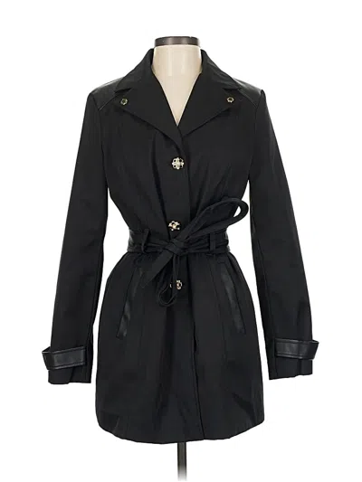 Pre-owned Marc New York Andrew Marc Trenchcoat In Black