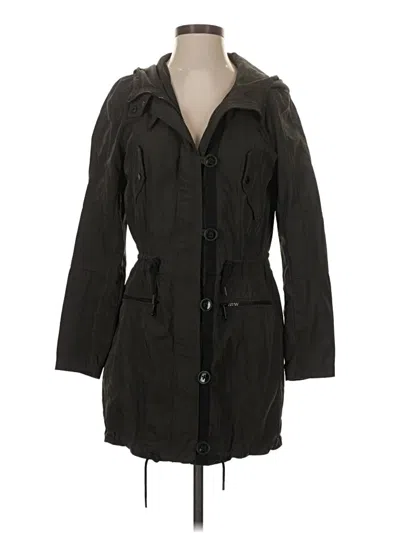 Pre-owned Marc New York Andrew Marc Trenchcoat In Green