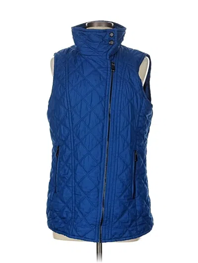 Pre-owned Marc New York Andrew Marc Vest In Blue