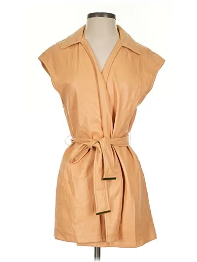 Pre-owned Marc New York Andrew Marc Vest In Tan