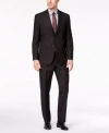 Marc New York Mens Formal Modern Fit Two-button Suit In Black Solid