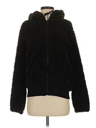 Pre-owned Marc New York By Andrew Marc Performance Faux Fur Jacket In Black