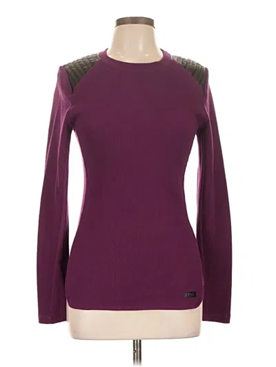 Pre-owned Marc New York By Andrew Marc Performance Pullover Sweater In Burgundy
